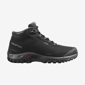 Botas de Invierno Salomon SHELTER CLIMASALOMON™ WATERPROOF Hombre Negras | EC2245ZUT