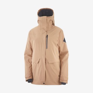 Chaquetas De Esquí Salomon STANCE CARGO Mujer Rosas | EC3218LIS