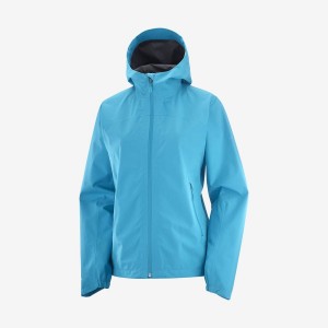 Chompas Salomon OUTLINE GORE-TEX WATERPROOF 2.5L Mujer Azules | EC3136FDN