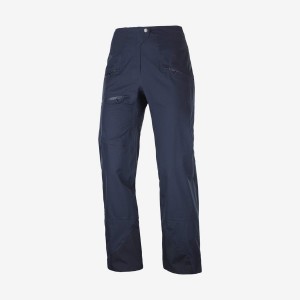 Pantalon Esquí Salomon OUTPEAK GORE-TEX 3L Mujer Azules | EC3292FDN
