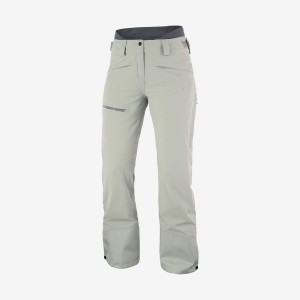 Pantalon Esquí Salomon PROOF LIGHT Mujer Beige | EC3289AHK