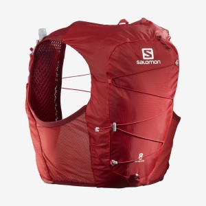 Paquetes Para Correr Salomon ACTIVE SKIN 8 Mujer Rojas | EC3352CTV