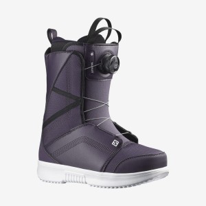 Ski Boots Salomon SCARLET BOA Mujer Moradas | EC3563NWY