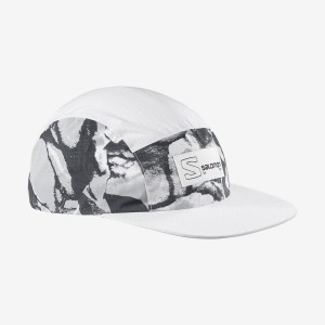 Sombreros Salomon BONATTI WATERPROOF FIVE PANEL Hombre Blancas | EC2660UZG