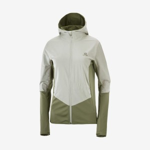 Sudadera con Capucha Salomon OUTLINE ALL SEASON HYBRID Mujer Verde Oliva | EC3088KOR