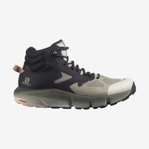 Zapatillas de Senderismo Salomon WoPREDICT HIKE MID GORE-TEX Mujer Beige | EC2807BEX